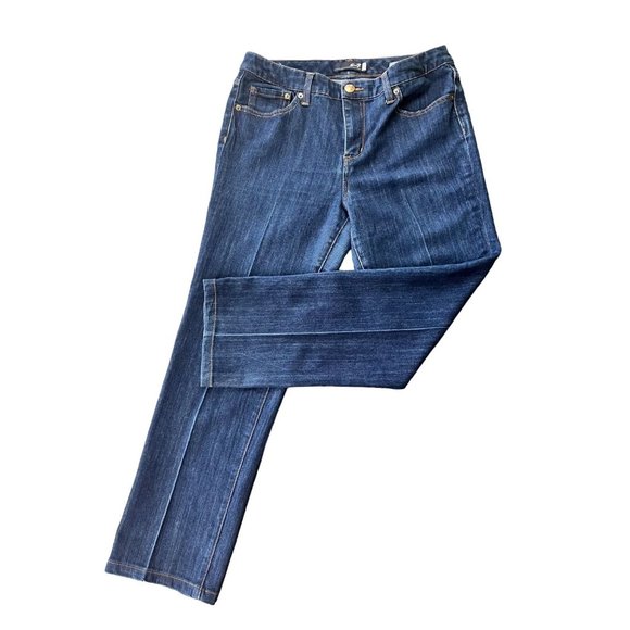 Womens Straight Leg Stretchy Jeans, Size 12, (SKU-B17) - Picture 2 of 9